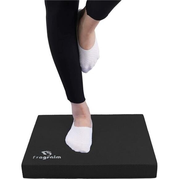 Balance Pad, Non-Slip Foam Mat & Ankles Knee Pad Cushion, 15.7 x 13 x 2 Inch - Picture 3 of 7